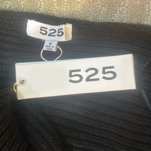 NWT SIZE M/L 525 America Black Wrap Sweater - Picture 5 of 6